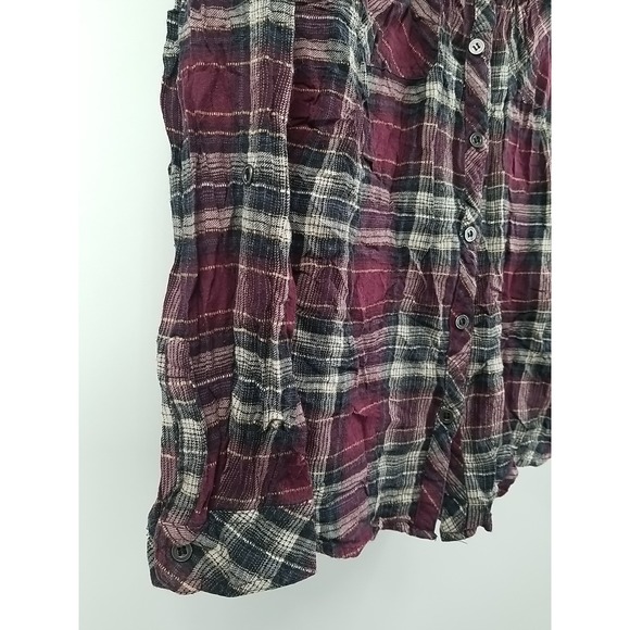 Westport Shirt Women's M Medium Plaid‎ Button Up Flannel Long Sleeve - Picture 2 of 5